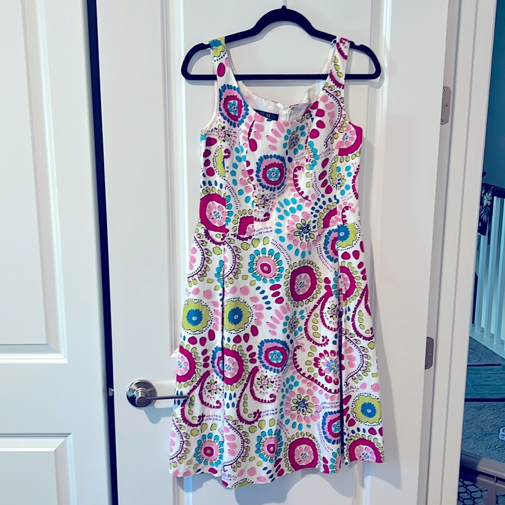 Multicolored sleeveless dress